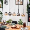 Ripoll hanging light, globe light, pendant light Ecru, black, 5-light sources