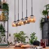 Ripoll hanging light, globe light, pendant light Ecru, black, 5-light sources