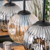 Ripoll hanging light, globe light, pendant light Ecru, black, 5-light sources