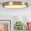 Finsrud ceiling light, Panel LED matt nickel, 1-light source