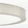 Finsrud ceiling light, Panel LED matt nickel, 1-light source