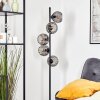Koyoto globe light, floor lamp Smoke-coloured, 5-light sources