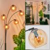 Koyoto globe light, floor lamp Amber, 5-light sources