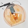 Koyoto globe light, floor lamp Amber, 5-light sources