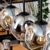 Ripoll hanging light, globe light, pendant light Ecru, black, 5-light sources