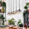 Ripoll hanging light, globe light, pendant light Ecru, black, 5-light sources