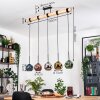 Ripoll hanging light, globe light, pendant light Ecru, black, 5-light sources