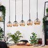 Ripoll hanging light, globe light, pendant light Ecru, black, 5-light sources
