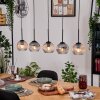 Ripoll hanging light, globe light, pendant light Ecru, black, 5-light sources