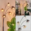 Koyoto globe light, floor lamp Amber, clear, Smoke-coloured, 5-light sources