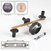 Koyoto ceiling light, globe light gold, black, 3-light sources