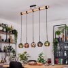 Ripoll hanging light, globe light, pendant light Ecru, black, 5-light sources