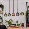 Ripoll hanging light, globe light, pendant light Ecru, black, 5-light sources