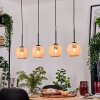 Basto hanging light, pendant light Ecru, black, 4-light sources
