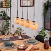 Basto hanging light, pendant light Ecru, black, 4-light sources