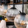 Koyoto hanging light, globe light, pendant light Ecru, black, 4-light sources