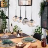 Koyoto hanging light, globe light, pendant light Ecru, black, 4-light sources