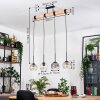 Koyoto hanging light, globe light, pendant light Ecru, black, 4-light sources