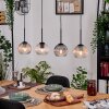 Koyoto hanging light, globe light, pendant light Ecru, black, 4-light sources