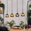 Koyoto hanging light, globe light, pendant light Ecru, black, 4-light sources