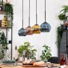 Koyoto hanging light, globe light, pendant light Ecru, black, 4-light sources