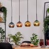 Koyoto hanging light, globe light, pendant light Ecru, black, 4-light sources
