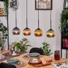 Koyoto hanging light, globe light, pendant light Ecru, black, 4-light sources