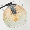 Ripoll globe light, floor lamp Amber, clear, Smoke-coloured, 5-light sources