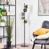 Koyoto globe light, floor lamp blue, gold, green, clear, Smoke-coloured, 5-light sources