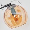 Koyoto globe light, floor lamp Amber, clear, Smoke-coloured, 5-light sources