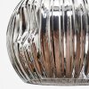 Ripoll ceiling light, globe light chrome, Smoke-coloured, 8-light sources