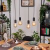 Donel hanging light, pendant light Ecru, black, 4-light sources