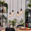 Donel hanging light, pendant light Ecru, black, 4-light sources