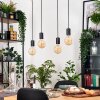 Donel hanging light, pendant light Ecru, black, 4-light sources