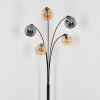 Ripoll globe light, floor lamp Amber, Smoke-coloured, 5-light sources
