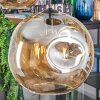 Ripoll hanging light, globe light, pendant light Amber, 5-light sources