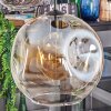 Ripoll hanging light, globe light, pendant light Amber, clear, 5-light sources