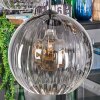 Koyoto hanging light, globe light, pendant light Amber, clear, Smoke-coloured, 5-light sources