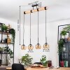 Koyoto hanging light, globe light, pendant light Ecru, black, 4-light sources