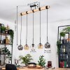 Ripoll hanging light, globe light, pendant light Ecru, black, 5-light sources