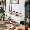 Ripoll hanging light, globe light, pendant light Ecru, black, 5-light sources