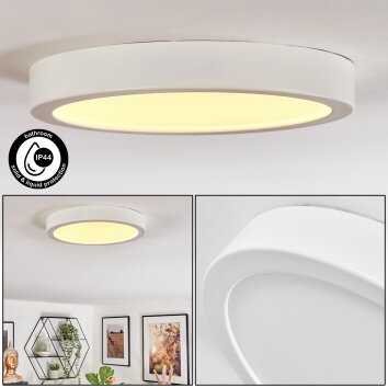 Finsrud bathroom light, ceiling light, Panel LED white, 1-light source