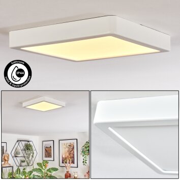 Finsrud bathroom light, ceiling light, Panel LED white, 1-light source