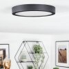 Finsrud bathroom light, ceiling light, Panel LED black, 1-light source