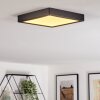 Finsrud bathroom light, ceiling light, Panel LED black, 1-light source