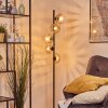Koyoto globe light, floor lamp Amber, clear, 5-light sources