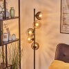 Koyoto globe light, floor lamp Amber, clear, Smoke-coloured, 5-light sources