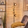 Koyoto globe light, floor lamp Amber, clear, Smoke-coloured, 5-light sources