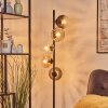 Koyoto globe light, floor lamp Amber, clear, Smoke-coloured, 5-light sources
