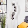 Koyoto globe light, floor lamp clear, Smoke-coloured, 6-light sources